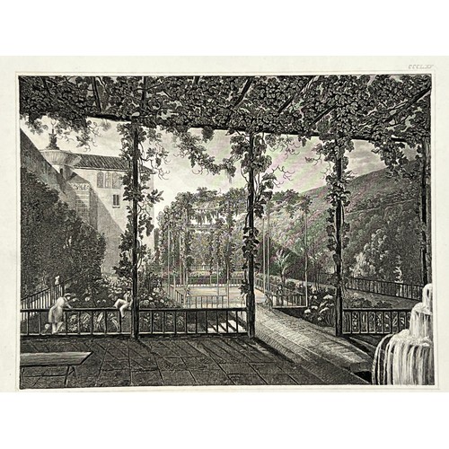 58 - DIE GÄRTEN
 DES CHANS IN BAKTSCHISSARAI (THE KHAN’S GARDENS IN BAKHCHISARAI) 
A steel 
engraving by ... 