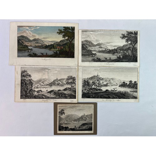 69 - 5 COPPERPLATE
 ENGRAVINGS, FROM 