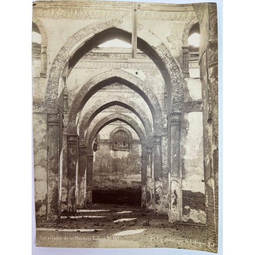 72 - THE 
ARCADES OF THE TOULOUM MOSQUE
A photograph, 22.5 x 17cm