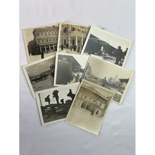 73 - A GROUP 
OF OLD PHOTOS
Black Horse Square, Lisbon 
Eight photographs, 10.7 x 8.1 cm (each)