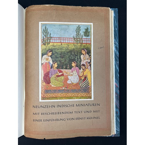 93 - INDISCHE 
MINIATUREN (INDIAN MINIATURES) FROM THE COLLECTION OF BERLIN MUSEUMS, WITH AN INTRODUCTION... 