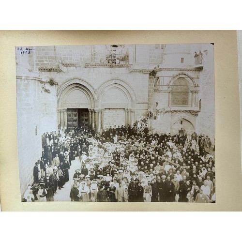 97 - A SIGNIFICANT 
ALBUM OF PALESTINE, 1903

This significant photo album from 1903 contains a total of ... 