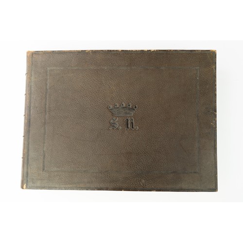 100 - A PHOTO 
ALBUM OF EGYPT AND SYRIA, LATE 19TH CENTURY
Oblong folio
 album, 65 albumen print photograp... 