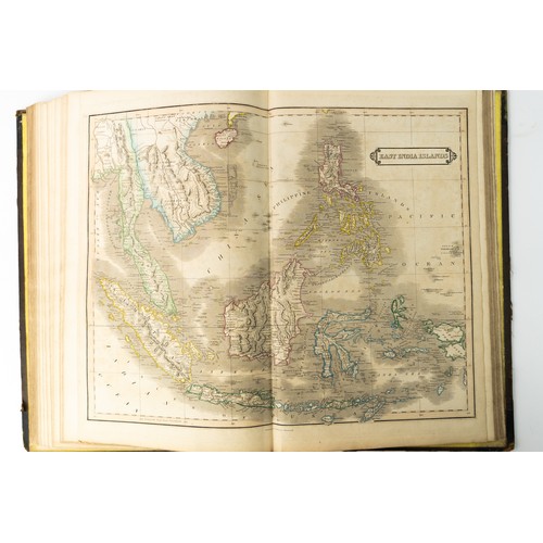 102 - LIZAR’S 
EDINBURGH GEOGRAPHICAL GENERAL ATLAS: CONTAINING MAPS OF EVERY EMPIRE, STATE AND KINGDOM; W... 