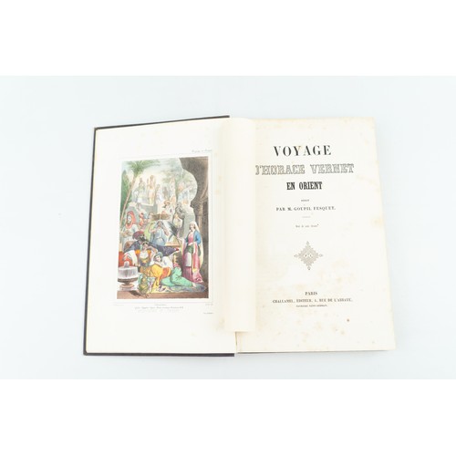 109 - VOYAGE 
D'HORACE VERNET EN ORIENT, BY EMILE JEAN HORACE VERNET, 1843, PARIS, CHALLAMEL, PUBLISHED  B... 