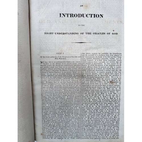 137 - THE SELF INTERPRETING BIBLE, BY THE LATE REV. JOHN BROWN, PUBLISHED AND PRINTED BY T. KINNERSLEY, AC... 