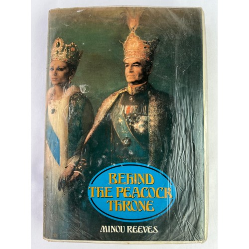 178 - A PRINTED BOOK IN ENGLISH
BEHIND THE PEACOCK THRONE
MINOU REEVES

LONDON, 1986
First edition, 209 pa... 