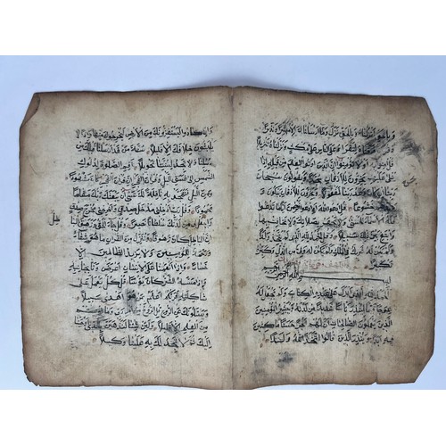 51 - A BIFOLIO FROM AN OTTOMAN QURAN, OTTOMAN TURKEY, 19TH CENTURY 

Arabic manuscript on paper, 15ll. of... 