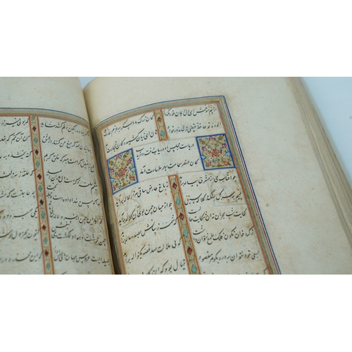 24 - A PERSIAN DIWAN, 15TH/16TH CENTURY, SAFAVID, IRAN  Persian manuscript on paper, 188 folios, 12 lines... 