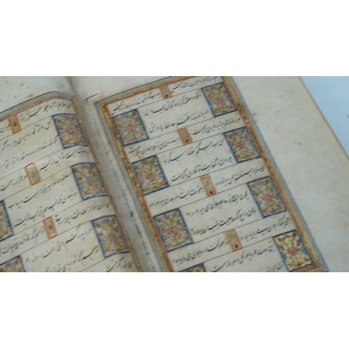 24 - A PERSIAN DIWAN, 15TH/16TH CENTURY, SAFAVID, IRAN  Persian manuscript on paper, 188 folios, 12 lines... 