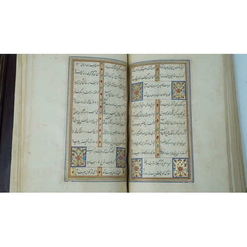 24 - A PERSIAN DIWAN, 15TH/16TH CENTURY, SAFAVID, IRAN  Persian manuscript on paper, 188 folios, 12 lines... 