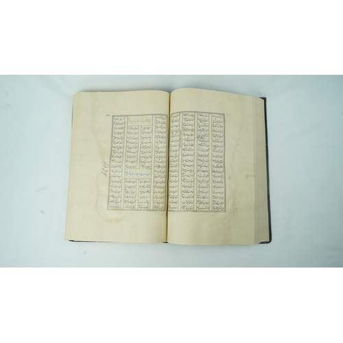 26 - A PERSIAN MANUSCRIPT, MATHNAWI JALAL AL-DIN MUHAMMAD RUMI(D.1273), 
COPIED BY MUHAMMAD IBN ABRAHAM A... 