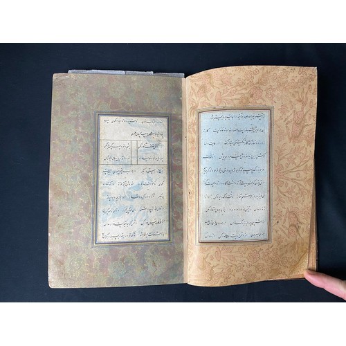 23 - A PERSIAN MANUSCRIPT, SAFAVID IRAN, MUHARRAM 1014/ JUNE 1606, SIGNED SHAH QASIM  
 Comprise of two t... 