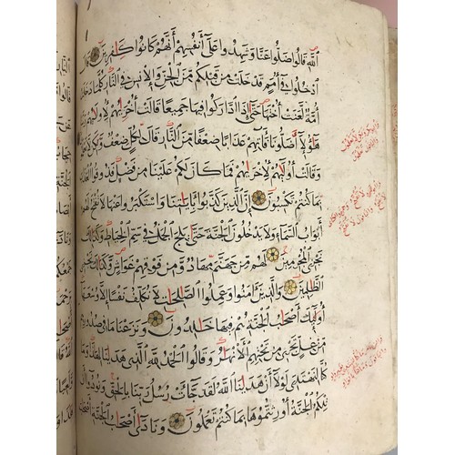 32 - A MESMERISING QUR’AN, RASULID OR MAMLUK, 14TH CENTURY Arabic manuscript on paper, 468 folios, 13 lin... 