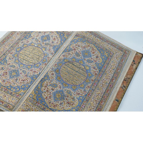 47 - AN INDIAN ROYAL QUR'AN, A CHARMING GIFT FROM A KING TO HIS PRINCE, FROM FARIDUN SHAH TO PRINCE SAYYI... 