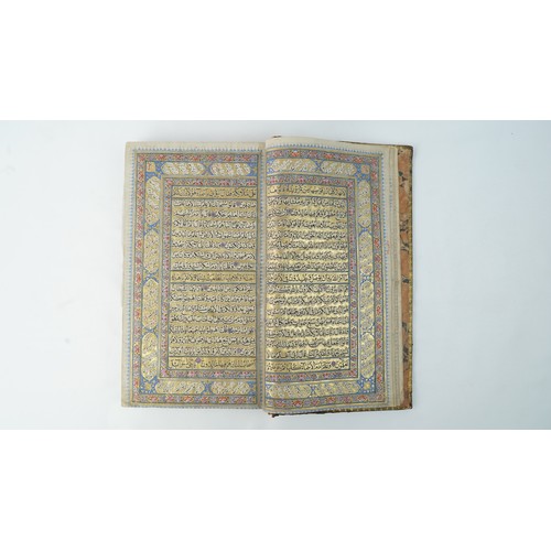 47 - AN INDIAN ROYAL QUR'AN, A CHARMING GIFT FROM A KING TO HIS PRINCE, FROM FARIDUN SHAH TO PRINCE SAYYI... 