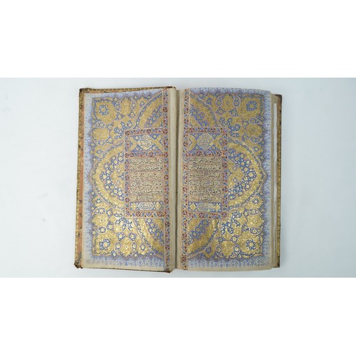 47 - AN INDIAN ROYAL QUR'AN, A CHARMING GIFT FROM A KING TO HIS PRINCE, FROM FARIDUN SHAH TO PRINCE SAYYI... 