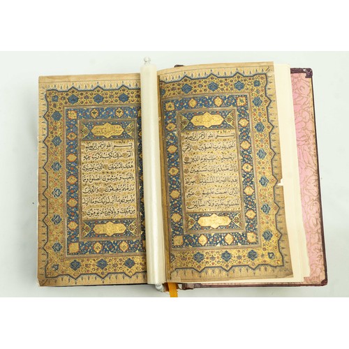 48 - EARLY 18TH CENTURY CHARMING INDIAN QUR’AN
HYDERABAD OR GOLCONDA,
MUGHAL INDIA
SIGNED AHMAD BIN MULLA... 