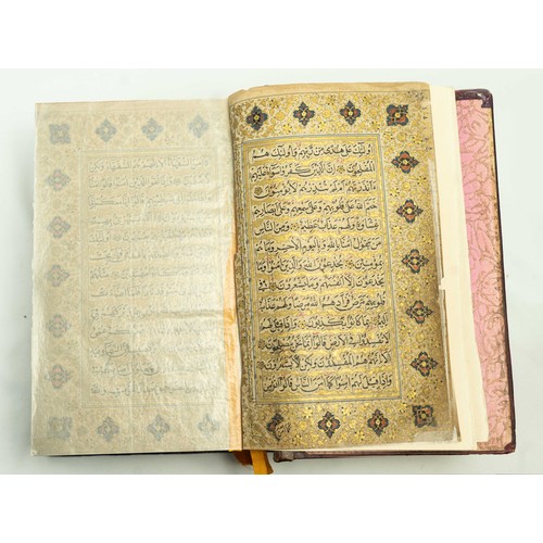 48 - EARLY 18TH CENTURY CHARMING INDIAN QUR’AN
HYDERABAD OR GOLCONDA,
MUGHAL INDIA
SIGNED AHMAD BIN MULLA... 