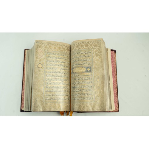 48 - EARLY 18TH CENTURY CHARMING INDIAN QUR’AN
HYDERABAD OR GOLCONDA,
MUGHAL INDIA
SIGNED AHMAD BIN MULLA... 