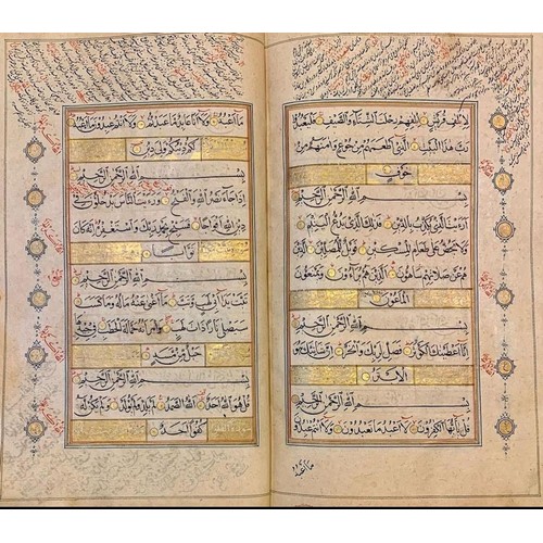 49 - A ROYAL MUGHAL QUR’AN, COPIED BY ABU AL-HASSAN IBN HAJ ABD AL-BAQI, DATED 25 SHABAN 1198AH/14 JULY 1... 