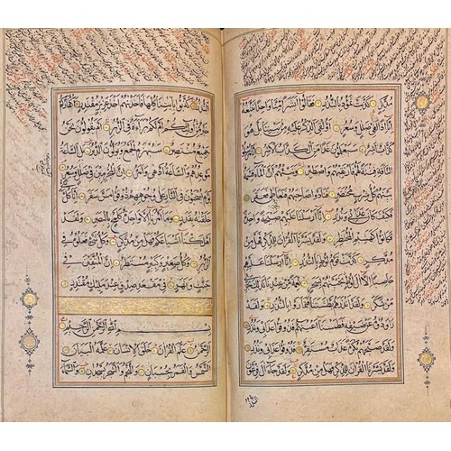 49 - A ROYAL MUGHAL QUR’AN, COPIED BY ABU AL-HASSAN IBN HAJ ABD AL-BAQI, DATED 25 SHABAN 1198AH/14 JULY 1... 