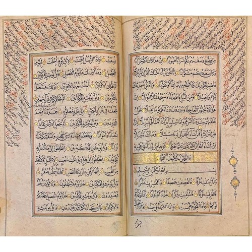 49 - A ROYAL MUGHAL QUR’AN, COPIED BY ABU AL-HASSAN IBN HAJ ABD AL-BAQI, DATED 25 SHABAN 1198AH/14 JULY 1... 