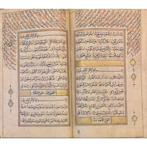 49 - A ROYAL MUGHAL QUR’AN, COPIED BY ABU AL-HASSAN IBN HAJ ABD AL-BAQI, DATED 25 SHABAN 1198AH/14 JULY 1... 