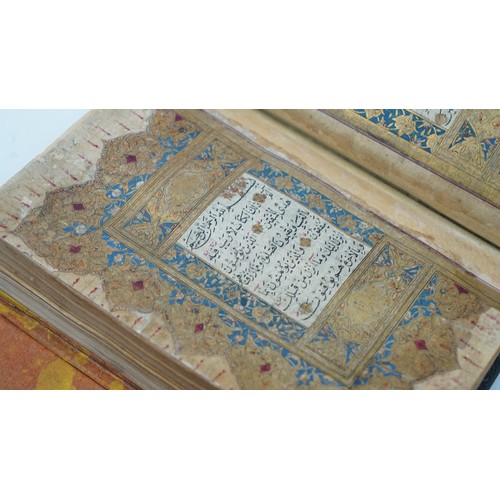 56 - A BEAUTIFUL OTTOMAN QUR’AN
18TH CENTURY, SIGNED ALI KAMALI, DATED 1208AH/1793AD   Arabic manuscript ... 