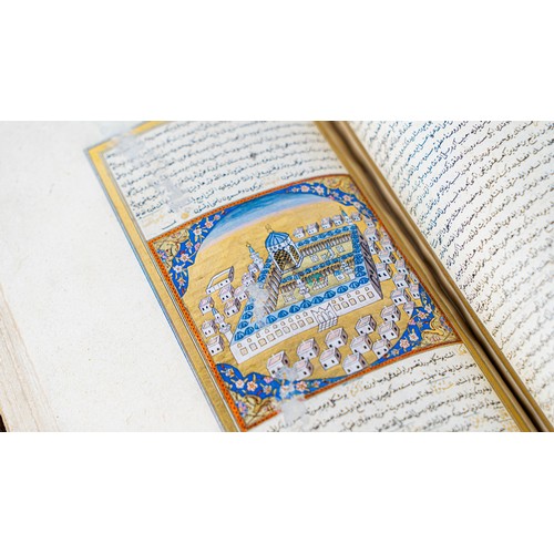 67 - A COMMENTARY ON THE DALA’IL AL-KHAYRAT((IBN SULAYMĀN IBN ABŪ BAKR AL-JAZŪLI), OTTOMAN EMPIRE, 19THCE... 