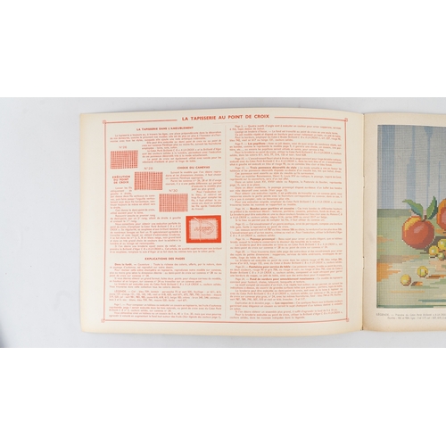 90 - TWO COPIES OF  TAPISSERY AND CROSS-STITCH, ‘TAPISSERIE ET POINT DE CROIX’, COLLECTION JS PARIS, BY M... 