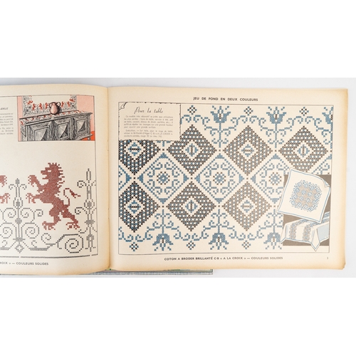 90 - TWO COPIES OF  TAPISSERY AND CROSS-STITCH, ‘TAPISSERIE ET POINT DE CROIX’, COLLECTION JS PARIS, BY M... 