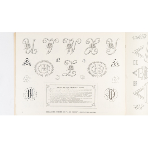 91 - INITIALES MONOGRAMMES CLASSIQUES & MODERNES POUR LA LINGERIE ET LE LINGE DE MAISON, “INITIALS: Class... 