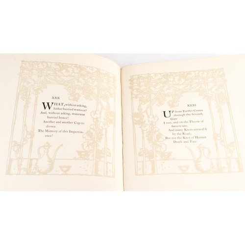 4 - RUBAIYAT OF OMAR KHAYYAM, TRANSLATED BYEDWARD  FITZGERALD, ILLUSTRATED BY FRANK BRANGWYN, R.A., PUBL... 