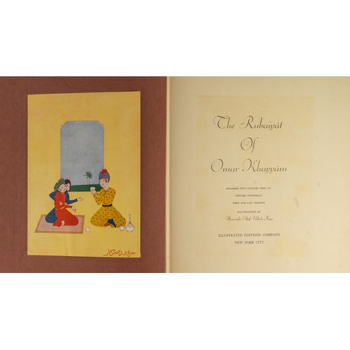 7 - THE RUBAIYAT OF OMAR KHAYYAM, RENDERED INTO ENGLISH BY EDWARD FITZGERALD, FIRST AND LAST VERSIONS, I... 