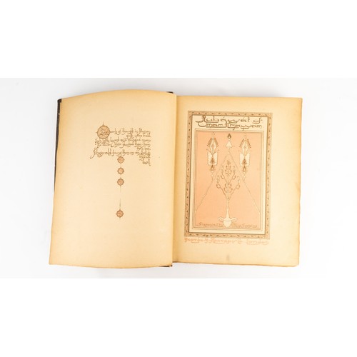 10 - THE RUBAIYAT OF OMAR KHAYYAM, RENDERED INTO ENGLISH BY EDWARD FITZGERALD.  PRESENTED BY WILLY POGANY... 