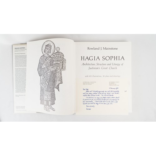 27 - HAGIA SOPHIA, ARCHITECTURE, STRUCTURE AND LITURGY OF JUSTINIAN’S GREAT CHURCH, BY ROWLAND J. MAINSTO... 