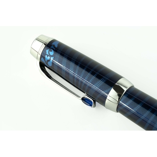 64 - MONT BLANC BOHEME PASO DOBLE BLEU 

The Montblanc Bohème Paso Doble Bleu with platinum-plated rim, a... 