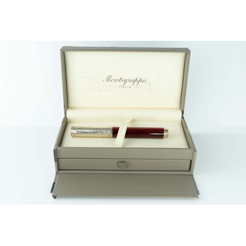 69 - MONTEGRAPPA FOUNTAIN PEN 1912 MODEL, ITALY

Montegrappa fountain pen in red marble lacquer and 925 S... 