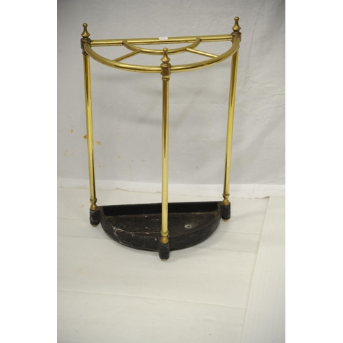 196 - Brass umbrella stand (23