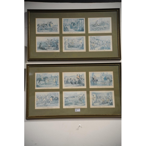 71 - Pair of Hunting Prints