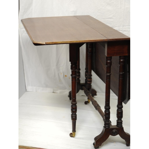 74 - Victorian Mahogany Sutherland Table.