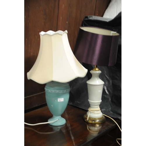 13 - Two reading Lamps with Shades