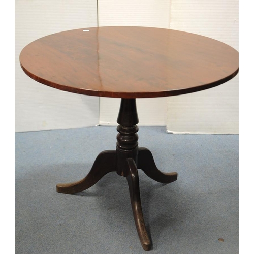 190 - Georgian circular Mahogany Tripod Table. (33