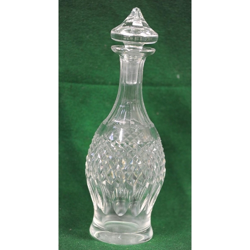 209 - Waterford cut glass Decanter and Stopper (13