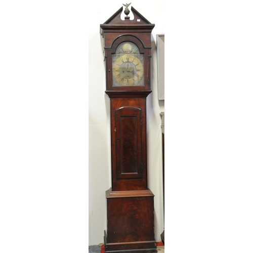 232 - Georgian Mahogany long cased Grandfather Clock  by Jas. Upington, Paul Street, Cork,  (1776-1813) wi... 