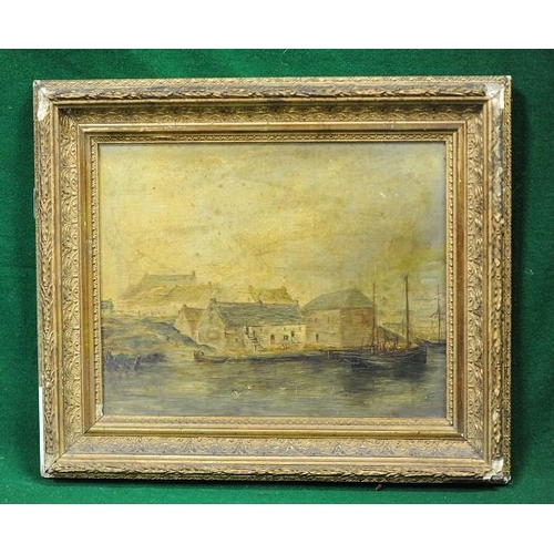 236 - Gilt framed Oil on Panel 