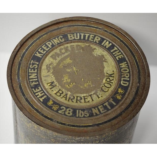 100 - Original Large 29lb. Butter Tin with lid from the Cork Butter Market,