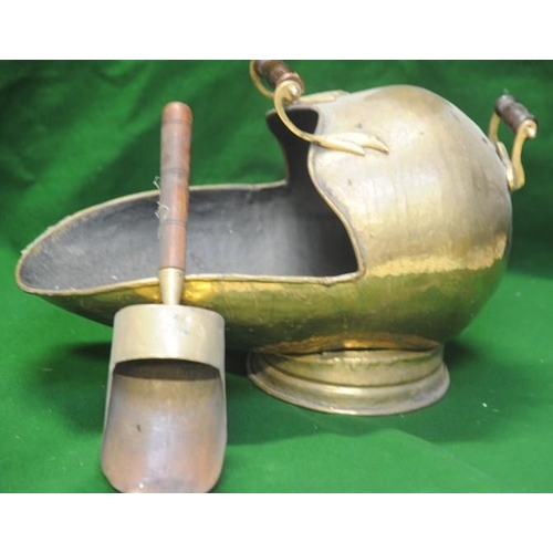 12 - Brass Coal Helmet with scoop