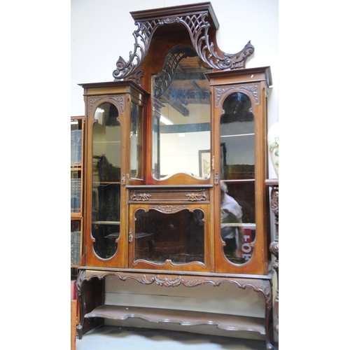 228 - Edwardian Mahogany Display Cabinet